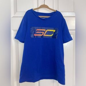 Boys Stephen Curry Heat Gear Shirt
